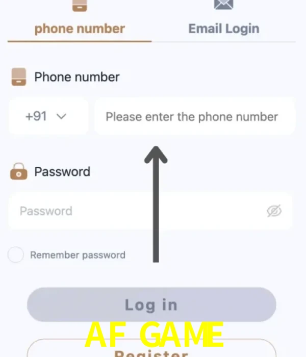 AF GAME login